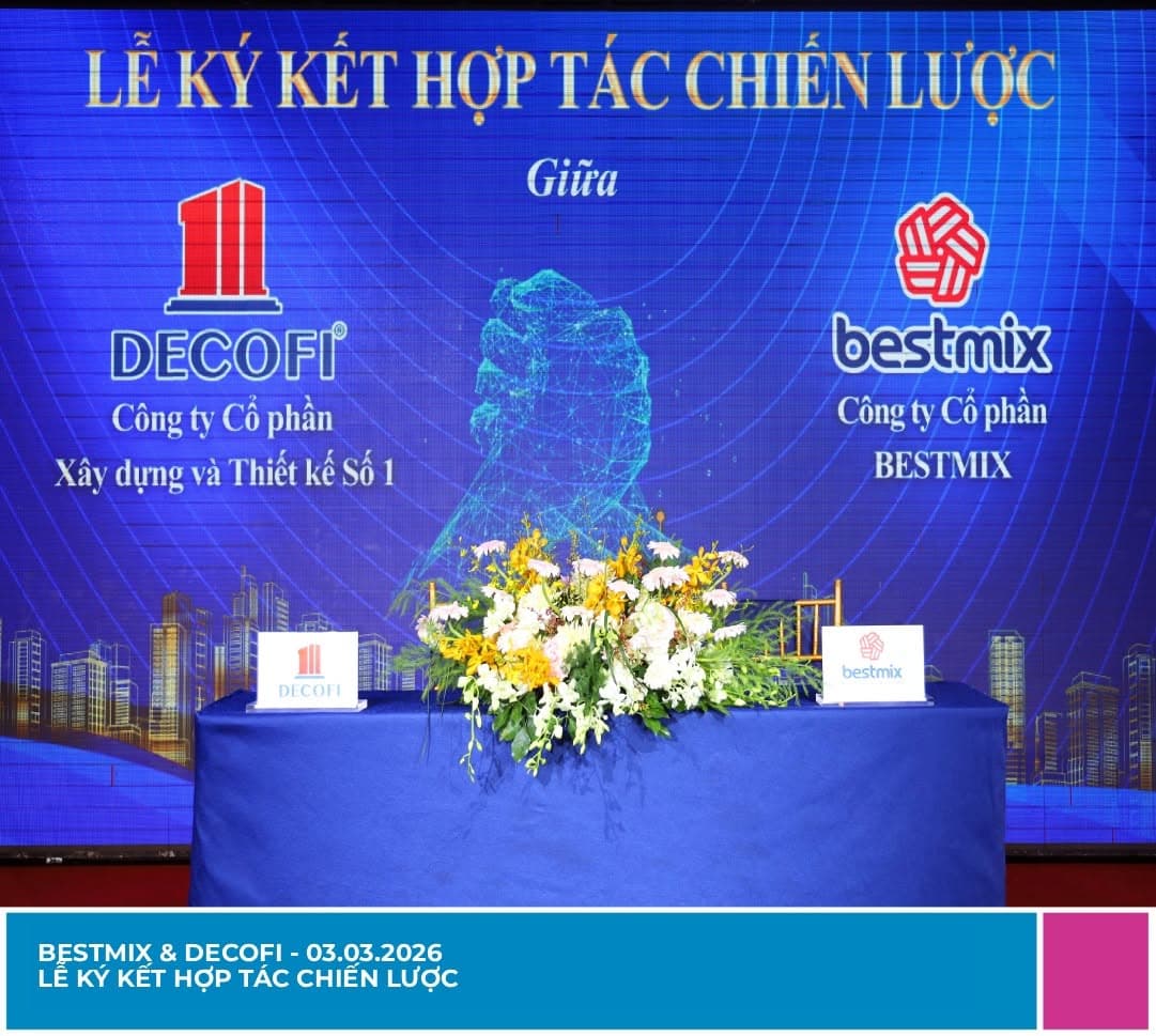 BESTMIX & DECOFI KÝ KẾT HỢP TÁC CHIẾN LƯỢC